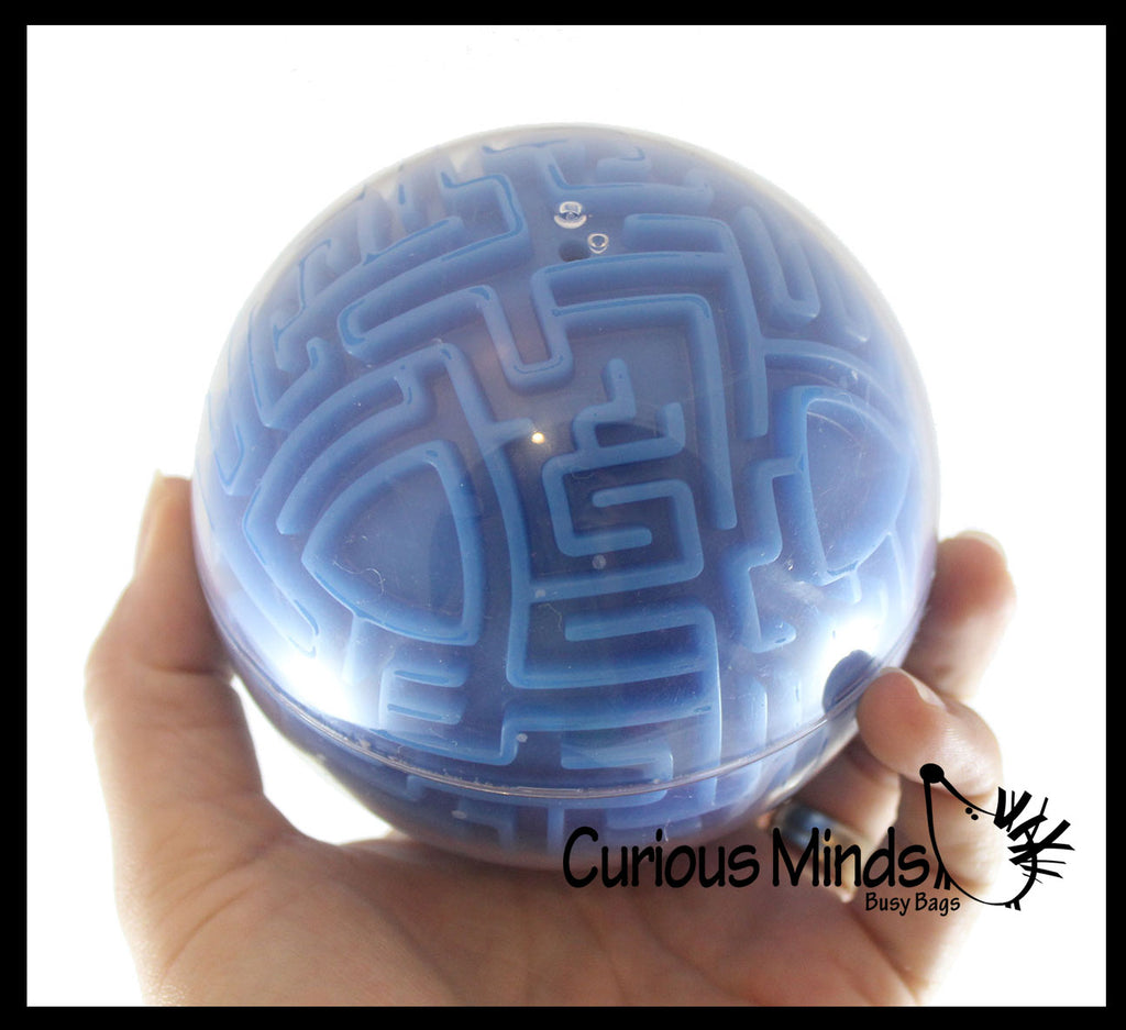 3D Puzzle Maze Ball - BB Ball Obstacle Maze Games - Brain Teaser Challenge Pill Maze Toys - Travel Toy - Ball Maze - Skill Balance