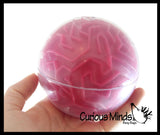 3D Puzzle Maze Ball - BB Ball Obstacle Maze Games - Brain Teaser Challenge Pill Maze Toys - Travel Toy - Ball Maze - Skill Balance