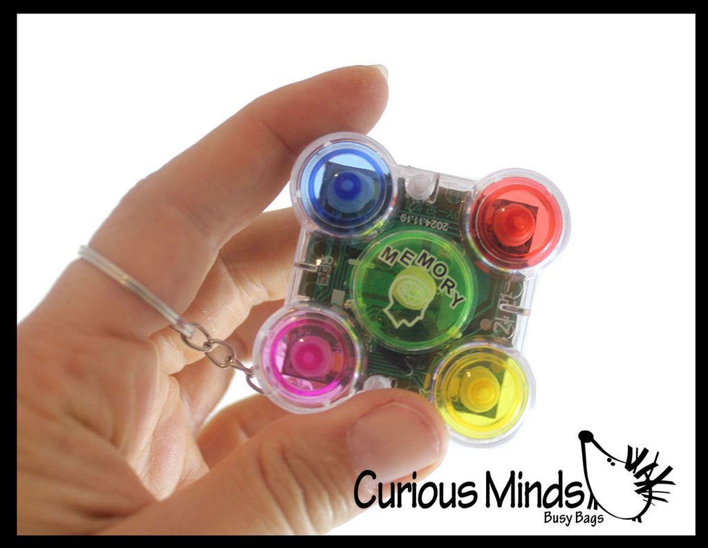 Color Pattern Memory Game - Repeat Patterns Keychain Skill Toy