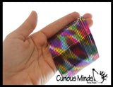 Metallic Plastic Magic Spring Coil Toy -  Sensory Fidget Toy - Relaxing & Mesmerizing - Stair Walking Fun Classic Toy