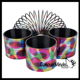 Metallic Plastic Magic Spring Coil Toy -  Sensory Fidget Toy - Relaxing & Mesmerizing - Stair Walking Fun Classic Toy