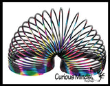 Metallic Plastic Magic Spring Coil Toy -  Sensory Fidget Toy - Relaxing & Mesmerizing - Stair Walking Fun Classic Toy