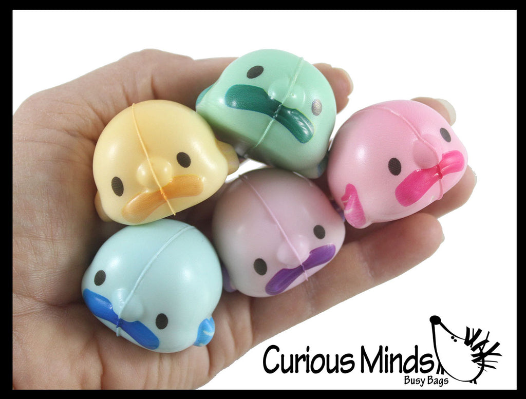 Cute Blobfish Slow Rise Squishies Figures - Ugly Fish with Nose Novelty Prize Reward Giveaway Soft Squishy Foam