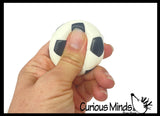 Sports Micro Slow Rise Squishy Toys - Memory Foam Party Favors, Prizes, OT Basketball Football Baseball Soccer