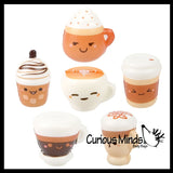 Cute Coffee Cup Micro Slow Rise Squishy Toys - Memory Foam Party Favors, Prizes, OT