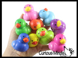 Cute Duck Micro Slow Rise Squishy Toys - Memory Foam Party Favors, Prizes, OT Rubber Duckie