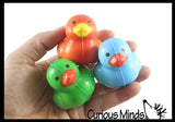Cute Duck Micro Slow Rise Squishy Toys - Memory Foam Party Favors, Prizes, OT Rubber Duckie