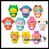 Cute Costume Animals Micro Slow Rise Squishy Toys - Memory Foam Party Favors, Prizes, OT