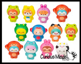 Cute Costume Animals Micro Slow Rise Squishy Toys - Memory Foam Party Favors, Prizes, OT