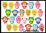 Cute Costume Animals Micro Slow Rise Squishy Toys - Memory Foam Party Favors, Prizes, OT