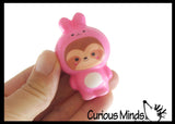 Cute Costume Animals Micro Slow Rise Squishy Toys - Memory Foam Party Favors, Prizes, OT