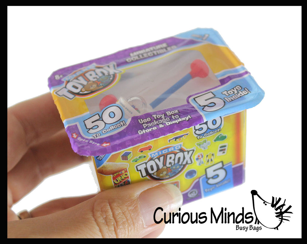 LAST CHANCE - LIMITED STOCK - Mini Toy Box Blind Bag Series 1 - Mystery Surprise Small Tiny Toy Replica - Worlds Smallest Item