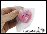 Valentine's Day Slow Rise Squishy  - Adorable Cute Kawaii - Individually Wrapped Toys - Sensory, Stress, Fidget Party Favor Toy