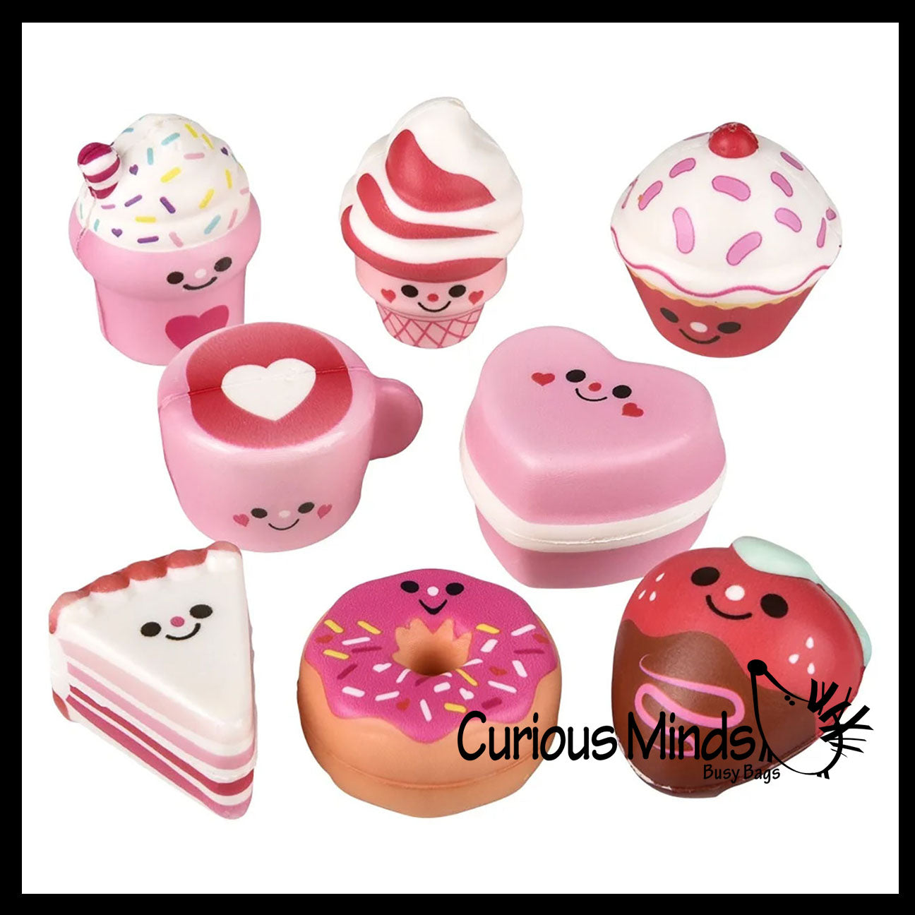 Swol Rise Squishy's Valentine's Day Slow Rise Squishy - Adorable Cute Kawaii - Individuall ...