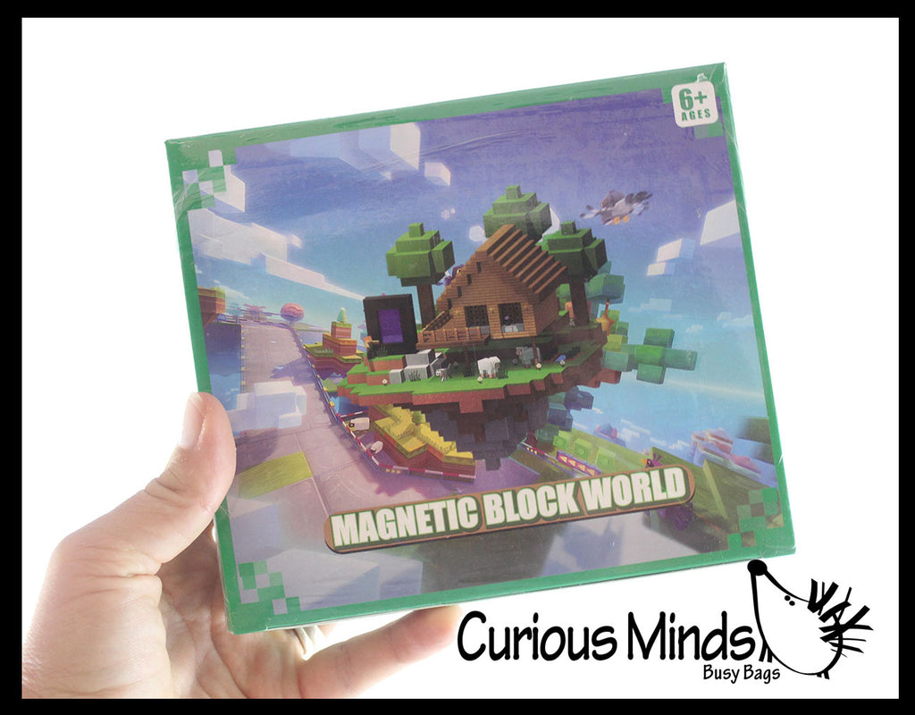 Pixel Building Block Toy - Magnetic Cubes Game Theme