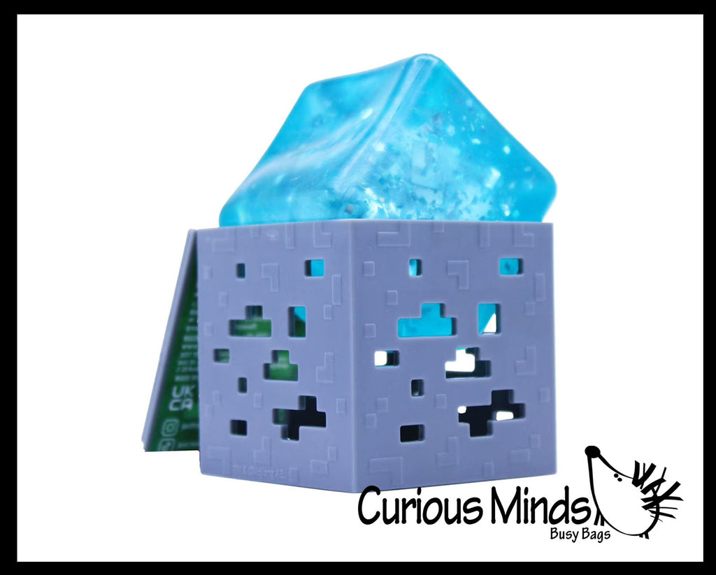 Minecraft Jelly Cube - Sugar Squishy Cube Blind Box