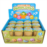 NEW -Mini Mystery Glitter Jelly Gel Series 2" Dumpling Dim Sum - Ultra Squishy Relaxing Sensory Fidget Stress Toy