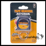 Mini Tape Measure  - Functional Tool Keychain