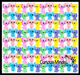 Cute Colorful Tiny Axolotls Figurines - Mini Toys - Small Novelty Prize Toy - Party Favors - Gift