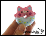 LAST CHANCE - LIMITED STOCK - Cute Mini Donut Animal Slow Rise Squishy Toys - Mini Tiny Animals - Memory Foam Party Favors, Prizes, OT