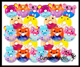 Cute Mini Donut Animal Slow Rise Squishy Toys - Mini Tiny Animals - Memory Foam Party Favors, Prizes, OT