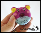 LAST CHANCE - LIMITED STOCK - Cute Mini Donut Animal Slow Rise Squishy Toys - Mini Tiny Animals - Memory Foam Party Favors, Prizes, OT