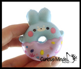 Cute Mini Donut Animal Slow Rise Squishy Toys - Mini Tiny Animals - Memory Foam Party Favors, Prizes, OT