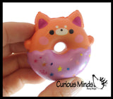 Cute Mini Donut Animal Slow Rise Squishy Toys - Mini Tiny Animals - Memory Foam Party Favors, Prizes, OT