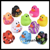 Small 1.5" Assorted Rubber Ducks - Rubber Duckies - Cute Novelty Prize Reward Giveaway