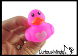 Small 1.5" Assorted Rubber Ducks - Rubber Duckies - Cute Novelty Prize Reward Giveaway