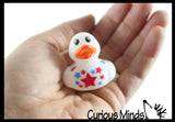 Small 1.5" Assorted Rubber Ducks - Rubber Duckies - Cute Novelty Prize Reward Giveaway
