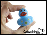 Small 1.5" Assorted Rubber Ducks - Rubber Duckies - Cute Novelty Prize Reward Giveaway