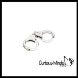Tiny Finger Cuffs - Mini Handcuffs for your Fingers - Cute Metal Functional Gag Gift