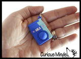 Cute Food Pair Bubble Popper Fidget Keychains - Go Together, Best Friends