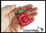 Cute Food Pair Bubble Popper Fidget Keychains - Go Together, Best Friends