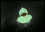 Tiny 1.5" Glow in the Dark Rubber Ducks - Rubber Duckies - Cute Novelty Prize Reward Giveaway