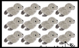 Cute Grey Harbor Seal Plush Stuffed Animals- Adorable Mini Plushie Stuffie