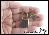 Mini Lock and Key - Functional