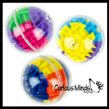 Mini 3D Puzzle Maze Ball - BB Ball Obstacle Maze Games - Brain Teaser Challenge Pill Maze Toys - Travel Toy - Ball Maze - Skill Balance