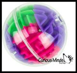 Mini 3D Puzzle Maze Ball - BB Ball Obstacle Maze Games - Brain Teaser Challenge Pill Maze Toys - Travel Toy - Ball Maze - Skill Balance