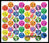 Super High Bounce Ball with Crater Dimples 2" - Makes Loud Pop -  Bouncy Balls -  Bouncing Ball Party Favor Outdoor Play Novelty Toy