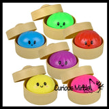 NEW - Mystery MINI Neon Doh Series 2" Dumpling Dim Sum - Ultra Squishy Relaxing Sensory Fidget Stress Toy