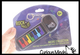 MukikiM Mini Electronic Flexible Piano or Drum Set Keychain Toy