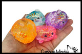 Mini Sugar Cat Ball - Thick Glue/Gel Stretch Ball - Ultra Squishy and Moldable Slow Rise Relaxing Sensory Fidget Stress Toy