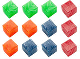 Swirl 1.5" Marbled Sugar Ice Cube Ball - Thick Glue/Gel Syrup Molasses Stretch Ball - Ultra Squishy and Moldable Slow Rise Relaxing Sensory Fidget Stress Toy Square Ice