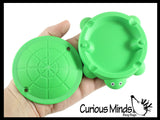 Tiny Mini Sized Turtle Sandbox - Mini Container with Lid - Cute Storage