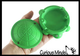 Tiny Mini Sized Turtle Sandbox - Mini Container with Lid - Cute Storage