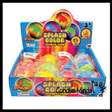 Tri Color 2.5" Doh Filled Squish Stress Squishy Ball