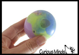 Tri Color 2.5" Doh Filled Squish Stress Squishy Ball