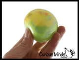 Tri Color 2.5" Doh Filled Squish Stress Squishy Ball